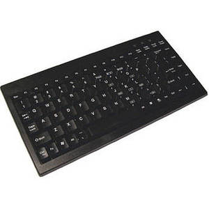 Mini Keyboard with Embedded Numeric Keypad - USB (Black)