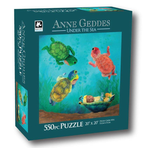 KARMIN Anne Geddes Baby Turtles 550-Piece Puzzle