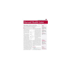 Harvard Health Letter - 12 Issues - 1 Year