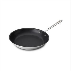 12" Stainless Steel Fry Pan - Nonstick