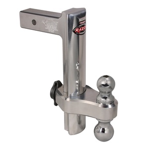 Trimax TRZ12AL Razor 12in Aluminum Adjust Hitch-Dual Ball