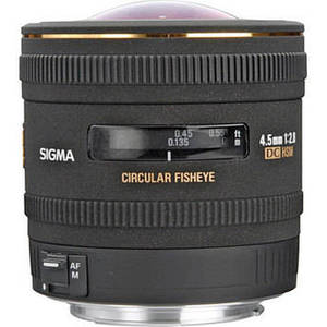 4.5mm f/2.8 EX DC HSM Circular Fisheye Lens for Canon EF