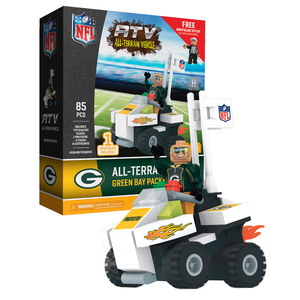 OYO Sports NFL Green Bay Packers NFL 4 wheel ATV with Packers Super Fan