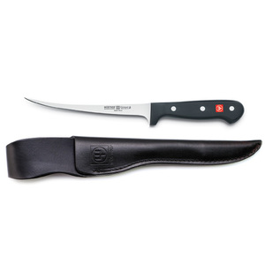 7" Gourmet Fillet Knife with Leather Sheath