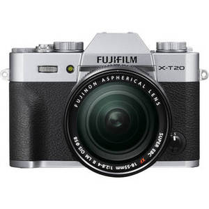 X-T20 Mirrorless Digital Camera with 18-55mm Lens (Silver)