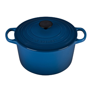 Signature Enamel 5.25 Qt Cast Iron Round Deep French Oven Marseille
