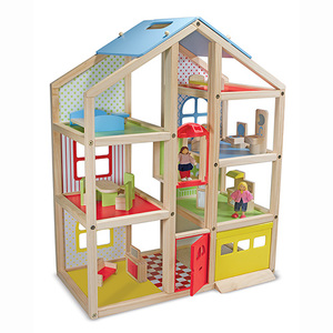 Hi-Rise Wooden Dollhouse
