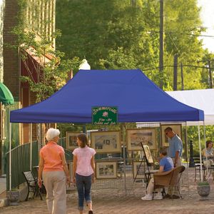 ShelterLogic Pop-Up 10' x 15' Truss Pro Canopy with Blue Cover