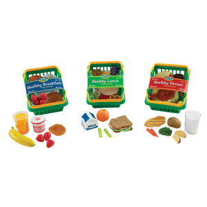 Learning Resources Play Set Healthy Foods Set Of 55 Bundle