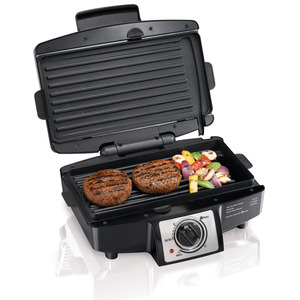 Easy-Clean Indoor Grill w/Removable Grid