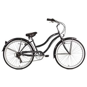 Micargi Black Pantera 7Sp Beach Cruiser Fem