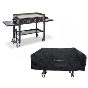 Four Burner 36" Griddle Cooking Station w/ Griddle Cover