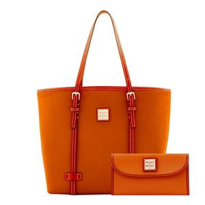 Pebble Grain East West Shopper and Continental Clutch