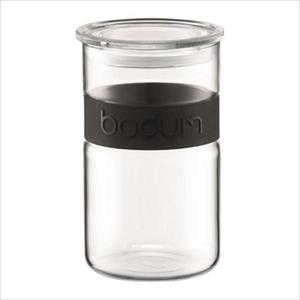 Presso 34 oz. Storage Jar -Black