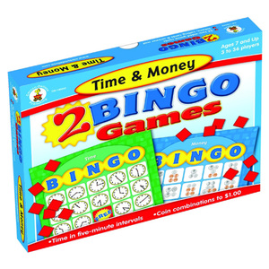 Carson-Dellosa Pub Group Time & Money Bingo