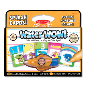 Melissa & Doug Water Wow! Splash Cards Shapes, Numbers & Colors