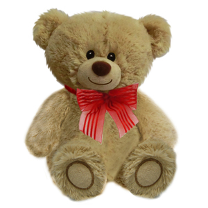 First and Main 8 Inch Tan Huggles Bear