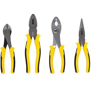 4pc Bi-Material Plier Set Deluxe