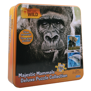 Uncle Milton National Geographic Wild Majestic Mammals Deluxe Puzzle Collection (#16446)