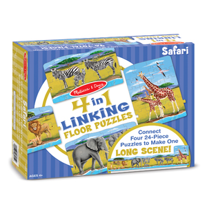 Melissa & Doug Safari Linking Floor Puzzle (96 pc)