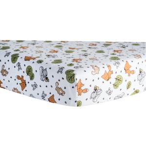 Trend Lab FOREST ANIMAL FLANNEL CRIB SHEET