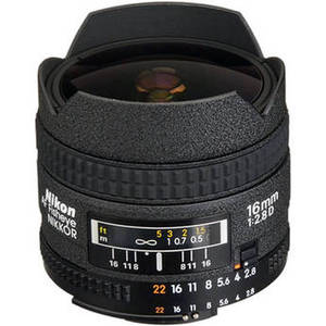 AF Fisheye-NIKKOR 16mm f/2.8D Lens