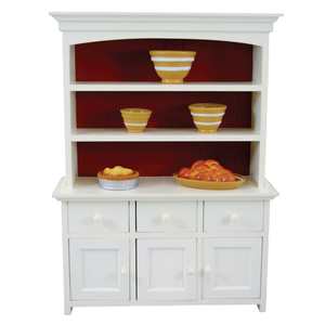 The Queen's Treasures Farmhouse Collection Step Back Cupboard, Fits 18" American Girl® Doll Furniture