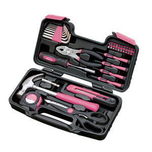 39 Pc. General Tool Set - Pink