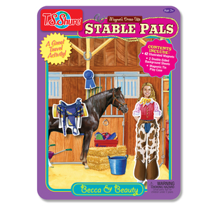 TS Shure Stable Pals Dress Ups Magnetic Tin Playset
