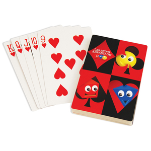 Learning Advantage Standard Playing Cards, 52/Pkg, Bundle Of 12