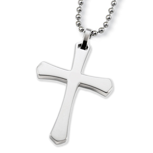 West Coast Jewelry Stainless Steel Unisex Cross