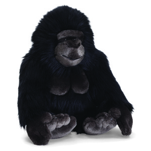 Black Gorrila Plush; Small 9&quot;