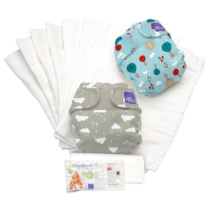 Bambino Mio Miosoft Diaper Set, Dream Traveler A, Size 1