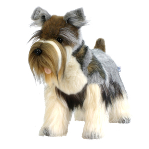 hansa Mini Gray Schnauzer 18 Inch Plush