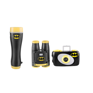 Batman Adventure Box Set - Binoculars Flashlight Telescope Ages 4+ Years