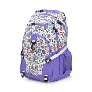 Loop Backpack Sweet Cakes/Lavender/White