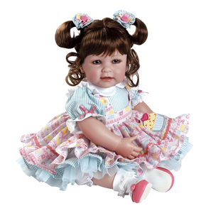 Adora Dolls Adora Premium Quality Play Doll 20" Piece of Cake - Brown Hair - Blue Eyes