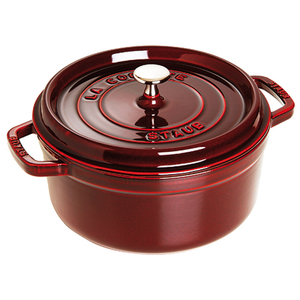 Cast Iron 4qt Round Cocotte Grenadine