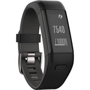 vivosmart HR+ Activity Tracker (Extra Large, Black/Shark Fin Gray)