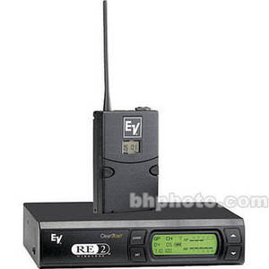 RE-2 UHF Wireless Bodypack Instrument System - RE-2 Receiver, BPU-2 Beltpack Transmitter and 1/4" Phone Instrument Cable (Band A: 648 - 676 MHz)
