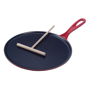 Signature Cast-Iron 10.75" Crepe Pan Cherry
