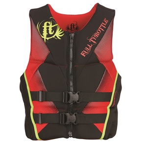 Onyx Outdoor Men's Hinged Rapid-Dry Flex-Back Vest Red-3XL
