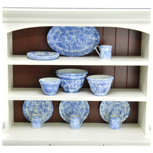 The Queen's Treasures American Vintage Style Splatter Ware Dish Kitchen Set, Sized Perfectly for 18" Girl Dolls