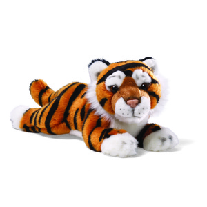 Brown Tiger Plush; Small 11"