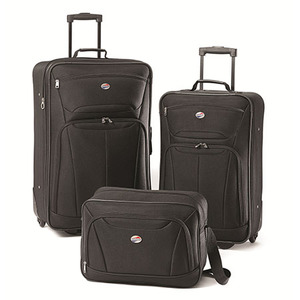 Fieldbrook II 3 Pc Luggage Set Black