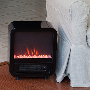 Black Skyline Electric Fireplace