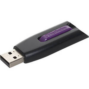 16GB Store 'n' Go V3 USB 3.0 Flash Drive (Violet/Black)