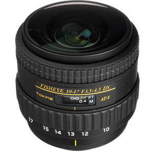 AT-X 107 AF DX NH Fisheye 10-17mm f/3.5-4.5 Lens for Nikon