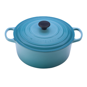 Enameled Cast Iron 7-1/4 Qt. Round French Oven Caribbean