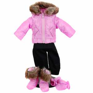 The Queen's Treasures Pink Snow Suit Outfit for 15" American Girl® Bitty Baby